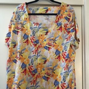 Coral Bay tropical print tee